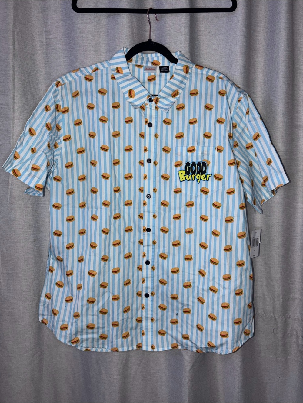 Good Burger Striped Short-Sleeve Shirt